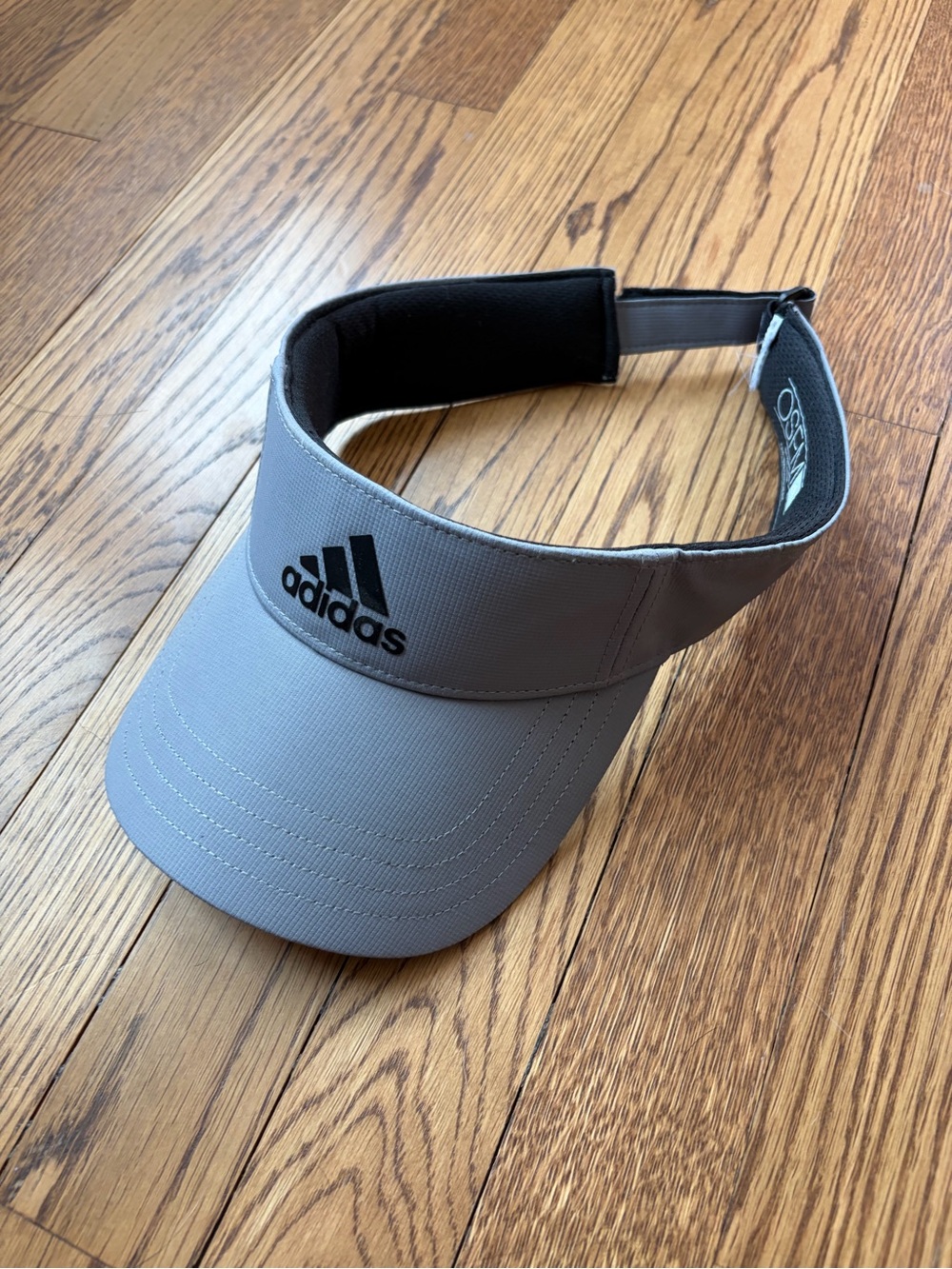 adidas Gray Men's Sport Visor with Black Logo
